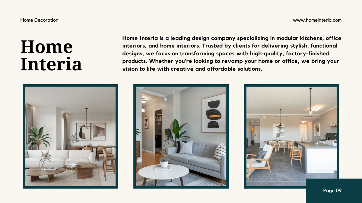 Modern Interior Design: Elevate Your Space with Home Interia